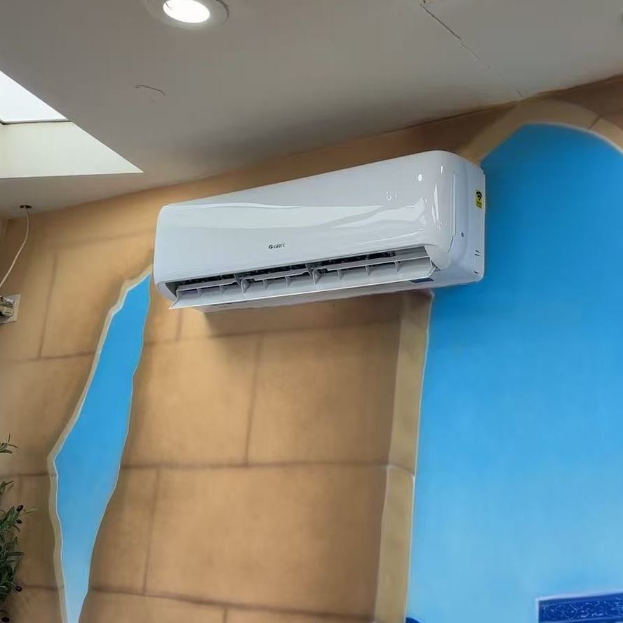 Ductless mini-split indoor unit installed by Aura HVAC