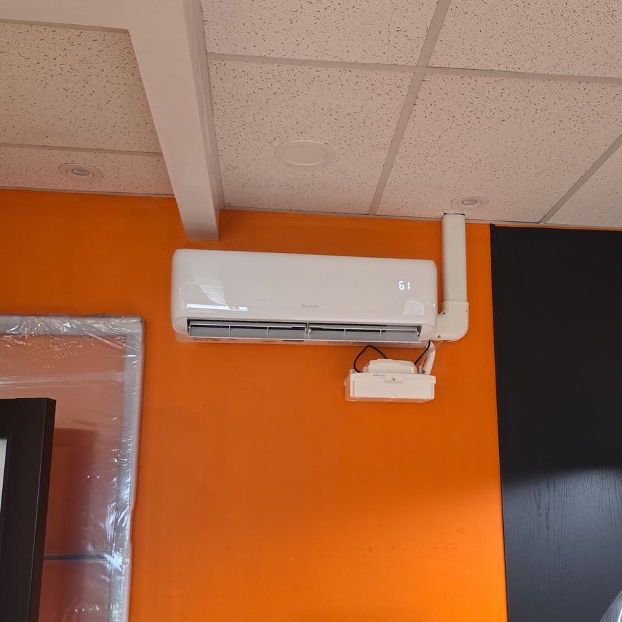 Ductless mini-split indoor unit installed by Aura HVAC