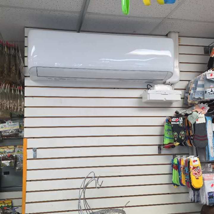 Ductless mini-split indoor unit installed by Aura HVAC