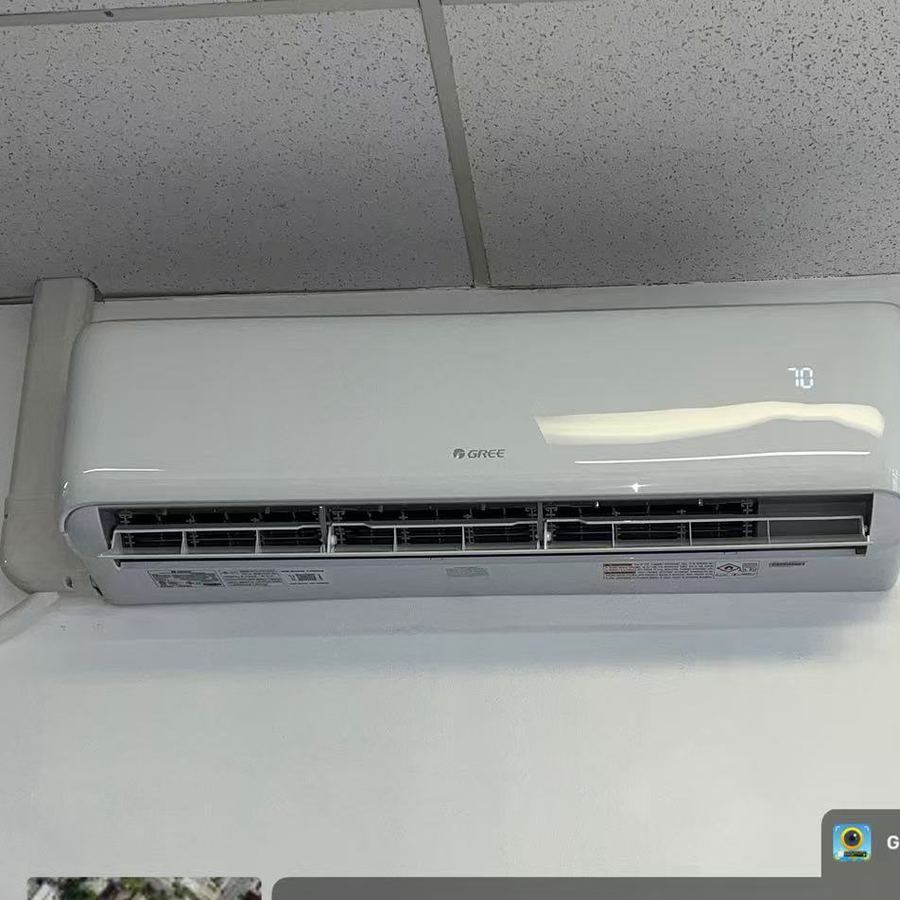 Ductless mini-split indoor unit installed by Aura HVAC