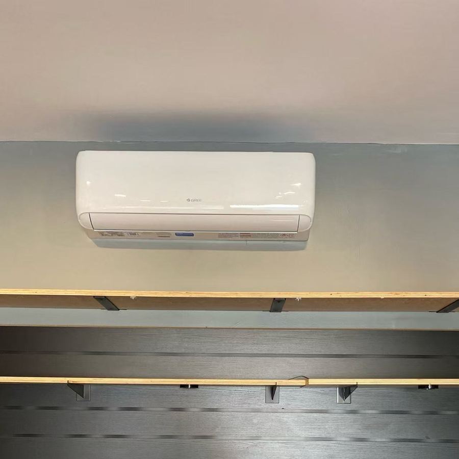 Ductless mini-split indoor unit installed by Aura HVAC