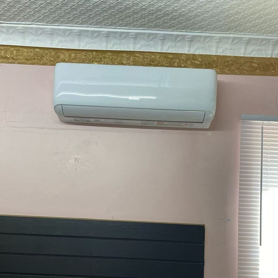 Ductless mini-split indoor unit installed by Aura HVAC