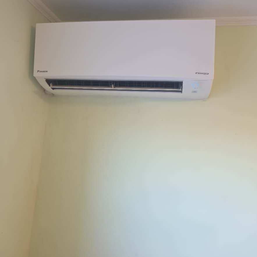 Ductless mini-split indoor unit installed by Aura HVAC